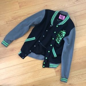 Drop Dead - Kitty Brainz - Girl College Jacket
